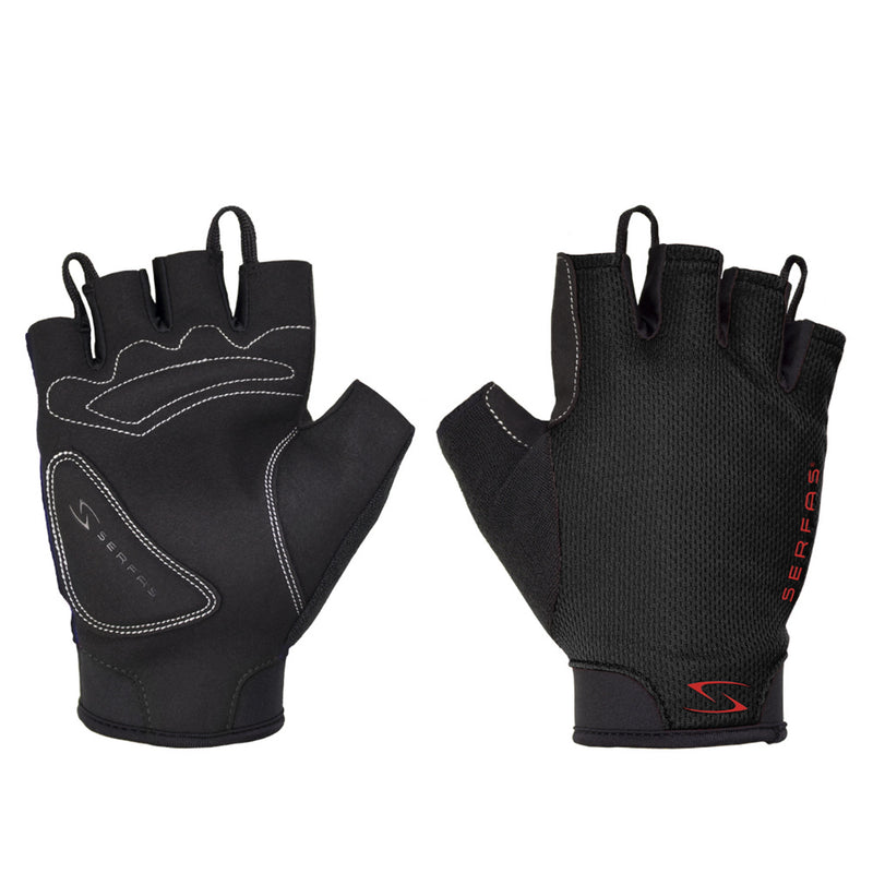 Serfas Men’s Gloves Starter Short Finger Black