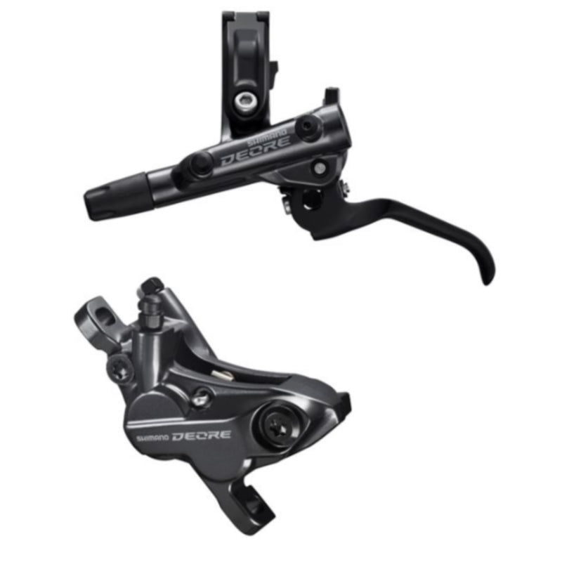 Shimano Deore Rear Disc Brake (M6120) with Left Lever (M6100) with Resin Pad