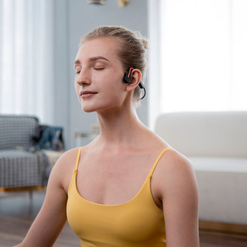 Shokz OpenMove Bone Conduction Bluetooth Headphones Grey