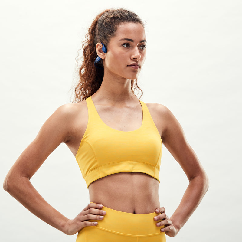 Shokz OpenRun Bone Conduction Bluetooth Headphones Blue