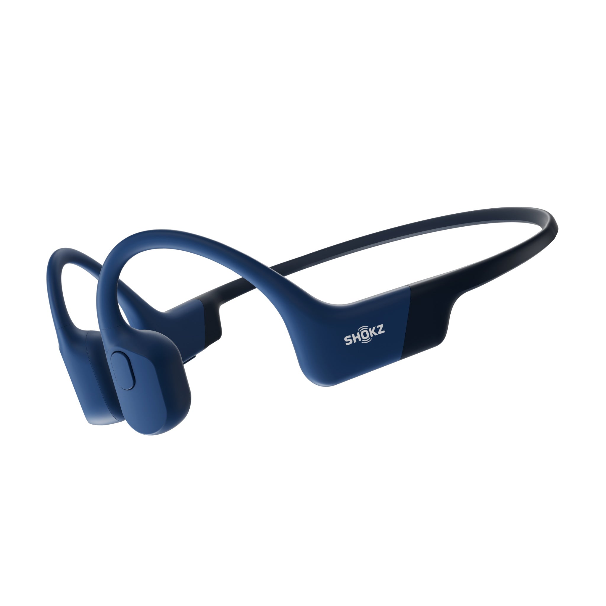 Shokz OpenRun Bone Conduction Bluetooth Headphones Blue