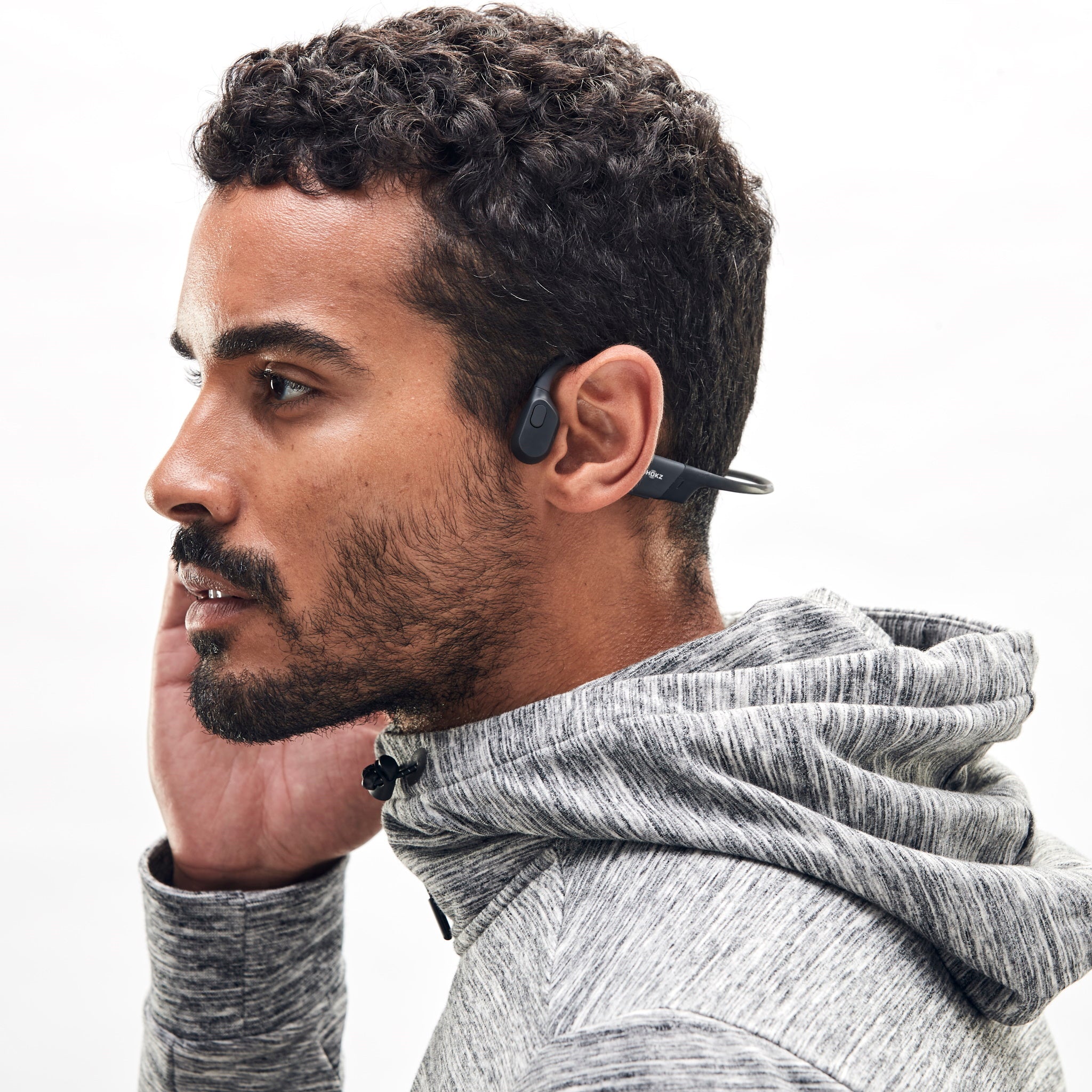 Shokz OpenRun Mini Bone Conduction Bluetooth Headphones Black