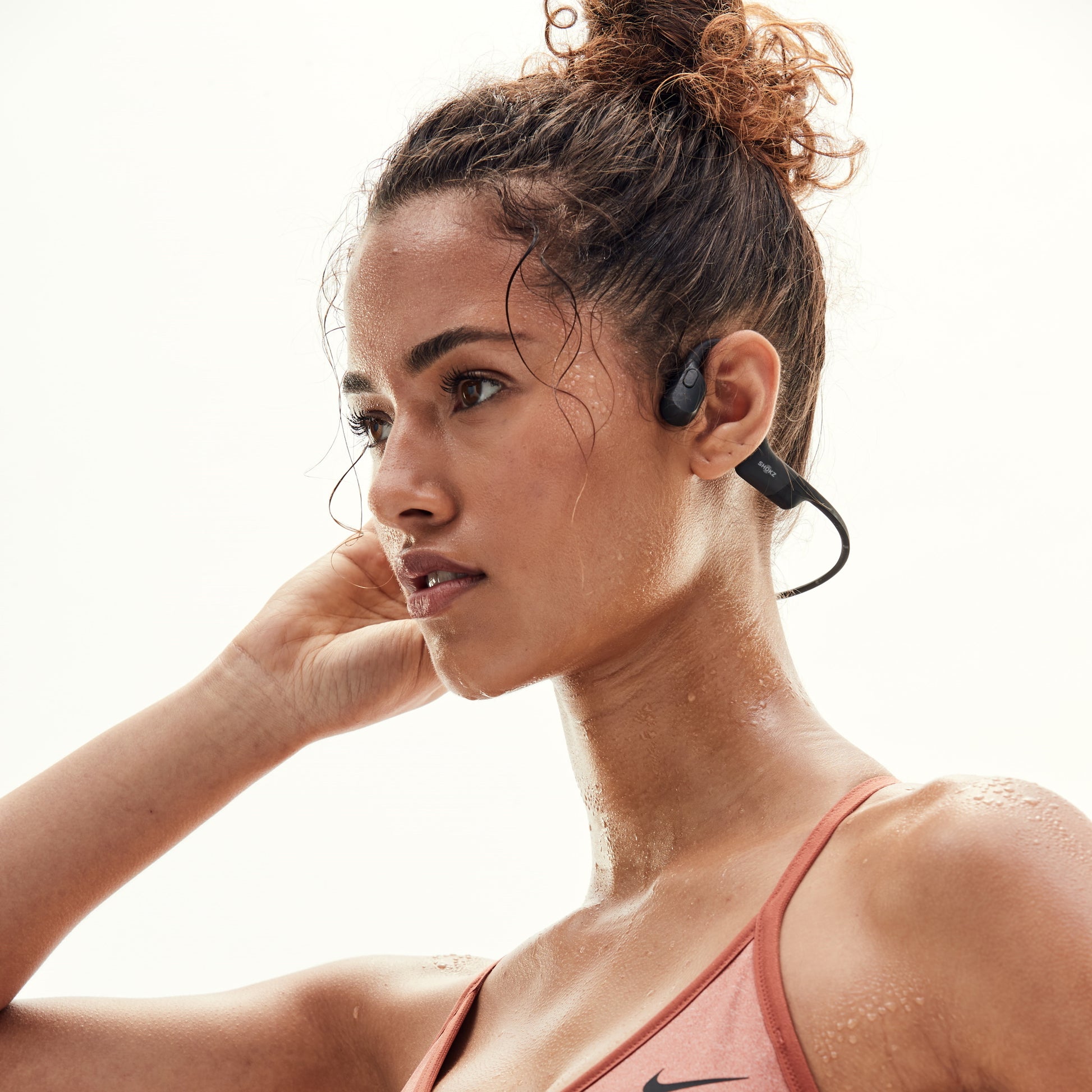 Shokz OpenRun Mini Bone Conduction Bluetooth Headphones Black