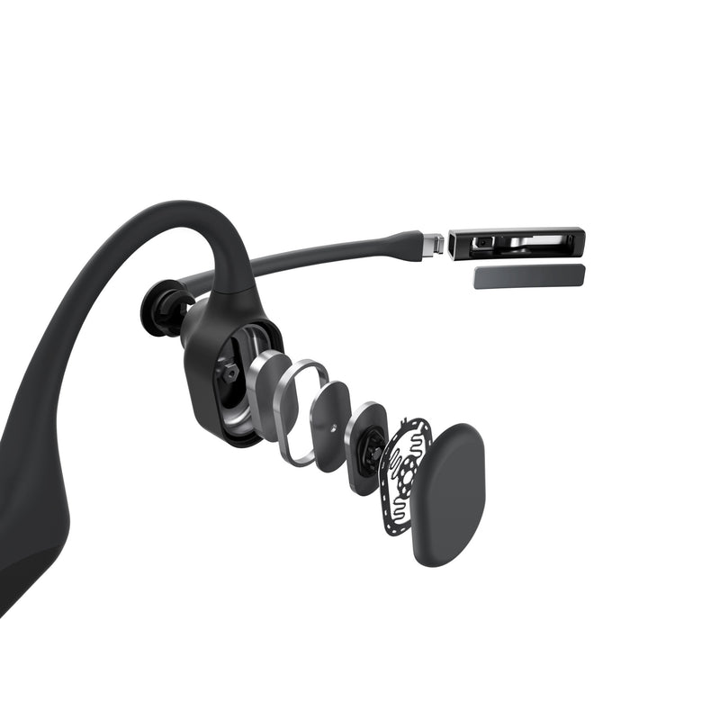 Shokz OpenComm Bone Conduction Bluetooth Headphones Black