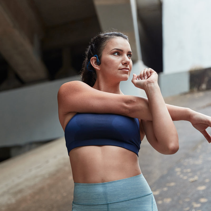 Shokz OpenMove Bone Conduction Bluetooth Headphones Blue