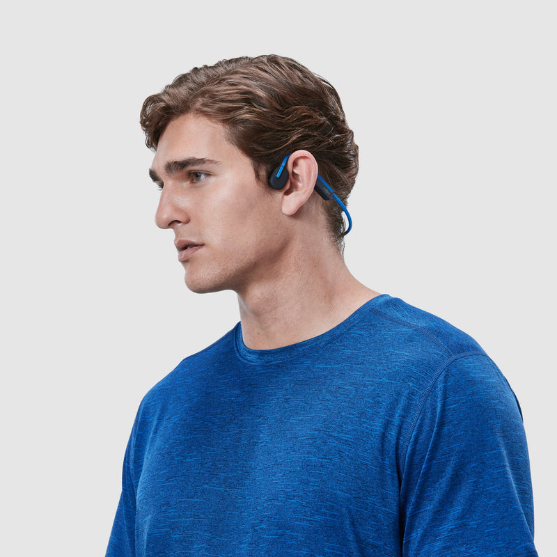 Shokz OpenMove Bone Conduction Bluetooth Headphones Blue