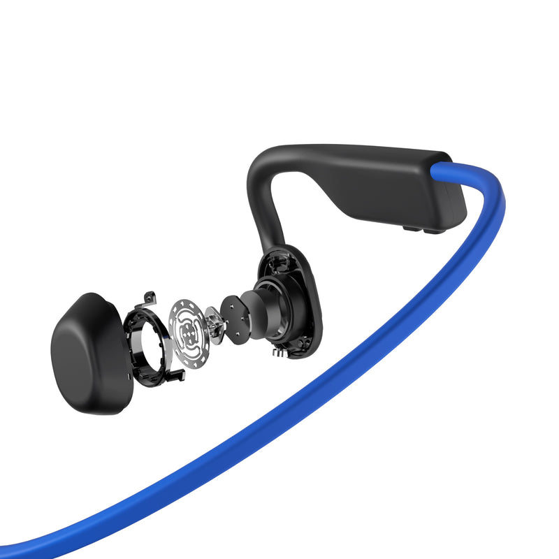 Shokz OpenMove Bone Conduction Bluetooth Headphones Blue