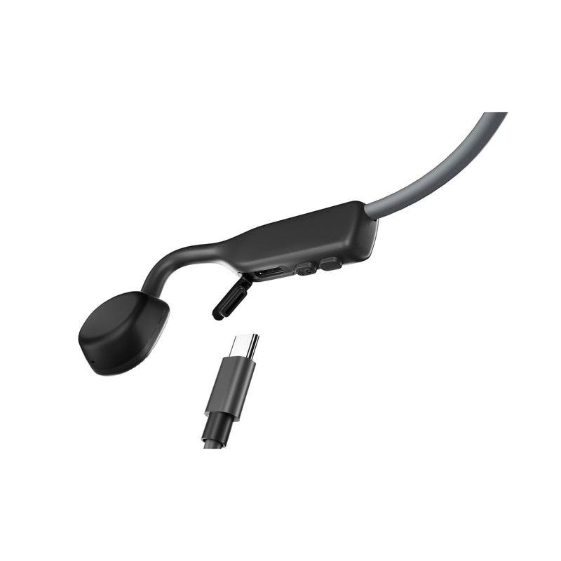 Shokz OpenMove Bone Conduction Bluetooth Headphones Grey