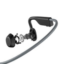 Shokz OpenMove Bone Conduction Bluetooth Headphones Grey