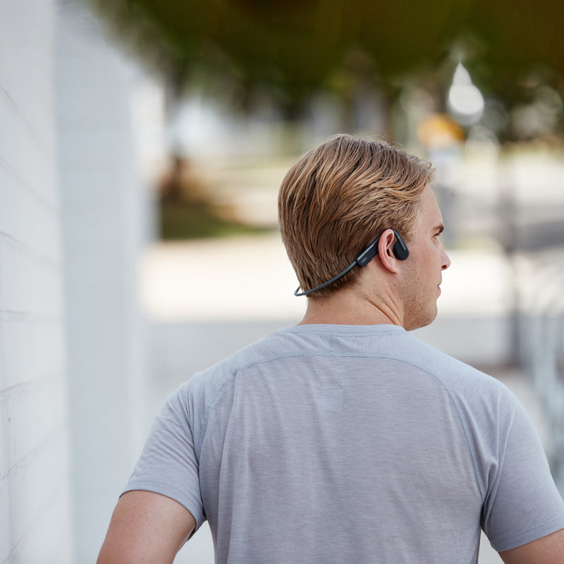 Shokz OpenMove Bone Conduction Bluetooth Headphones Grey