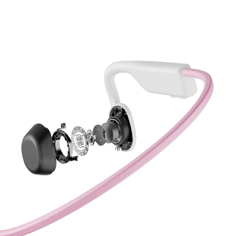 Shokz OpenMove Bone Conduction Bluetooth Headphones Pink