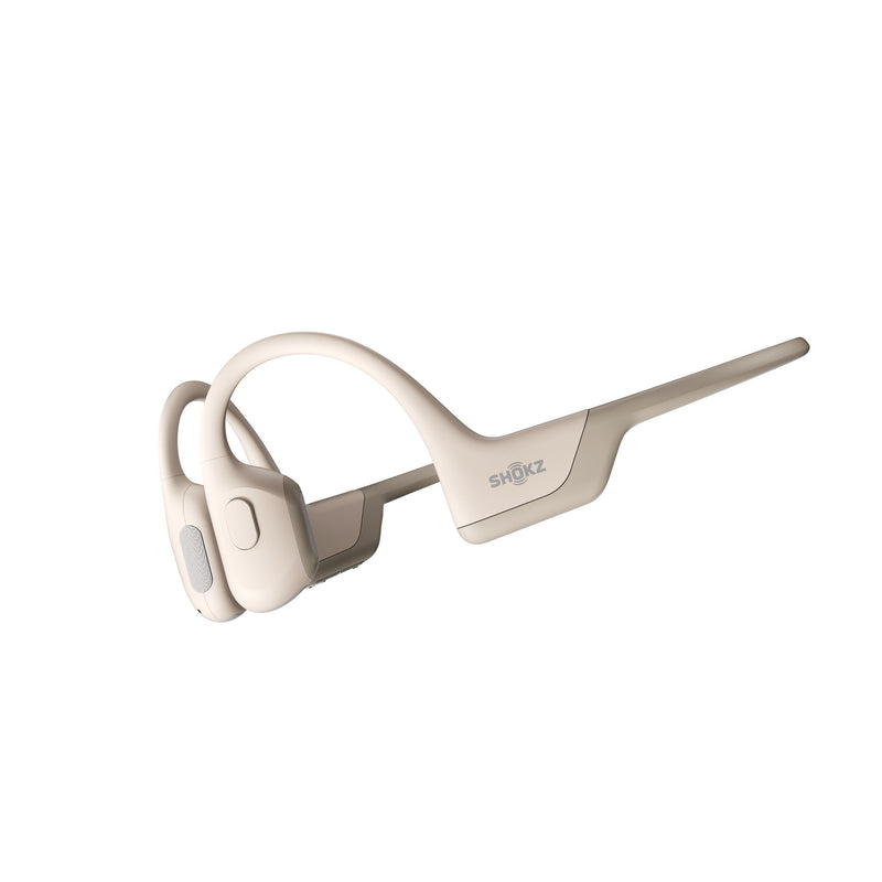 Shokz OpenRun PRO Bone Conduction Bluetooth Headphones Beige