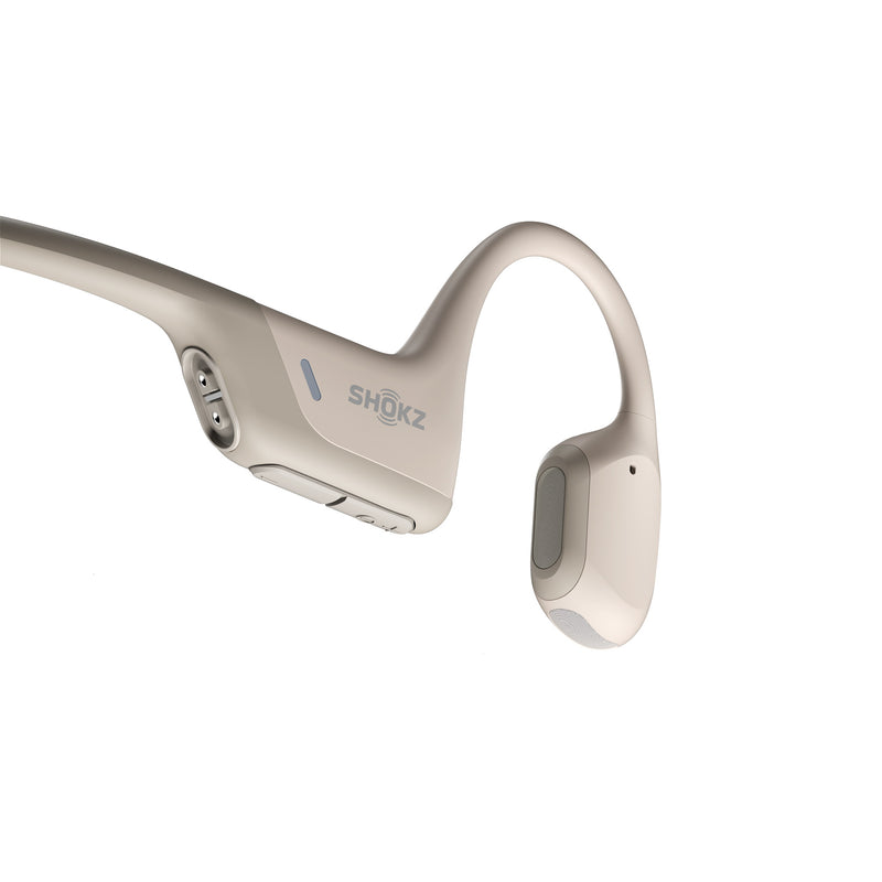 Shokz OpenRun PRO Bone Conduction Bluetooth Headphones Beige