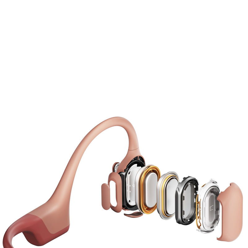 Shokz OpenRun PRO Bone Conduction Bluetooth Headphones Pink