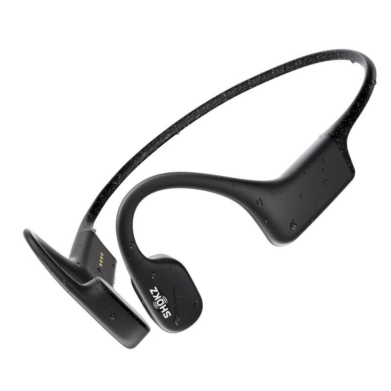 Shokz OpenSwim Waterproof Bone Conduction MP3 Headphones Black