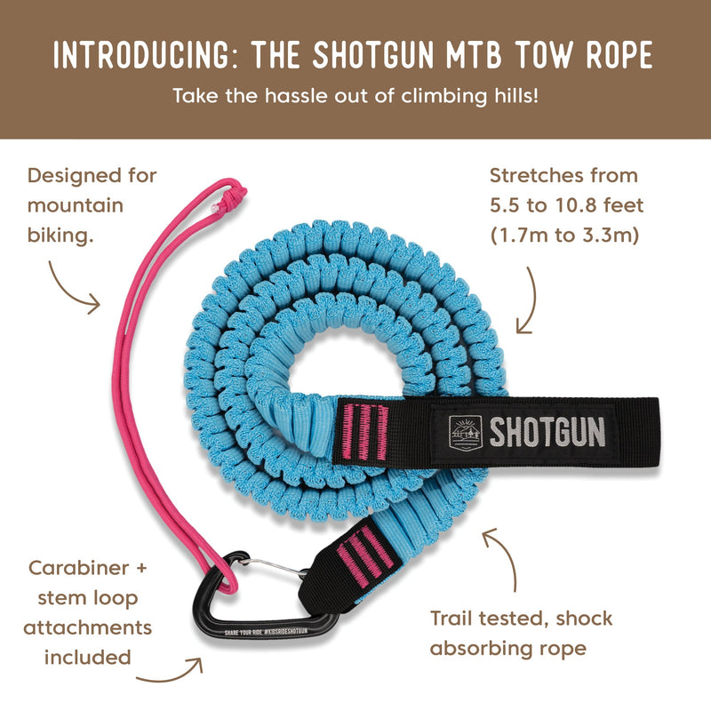 Shotgun Kids MTB Tow Rope & Hip Pack Combo