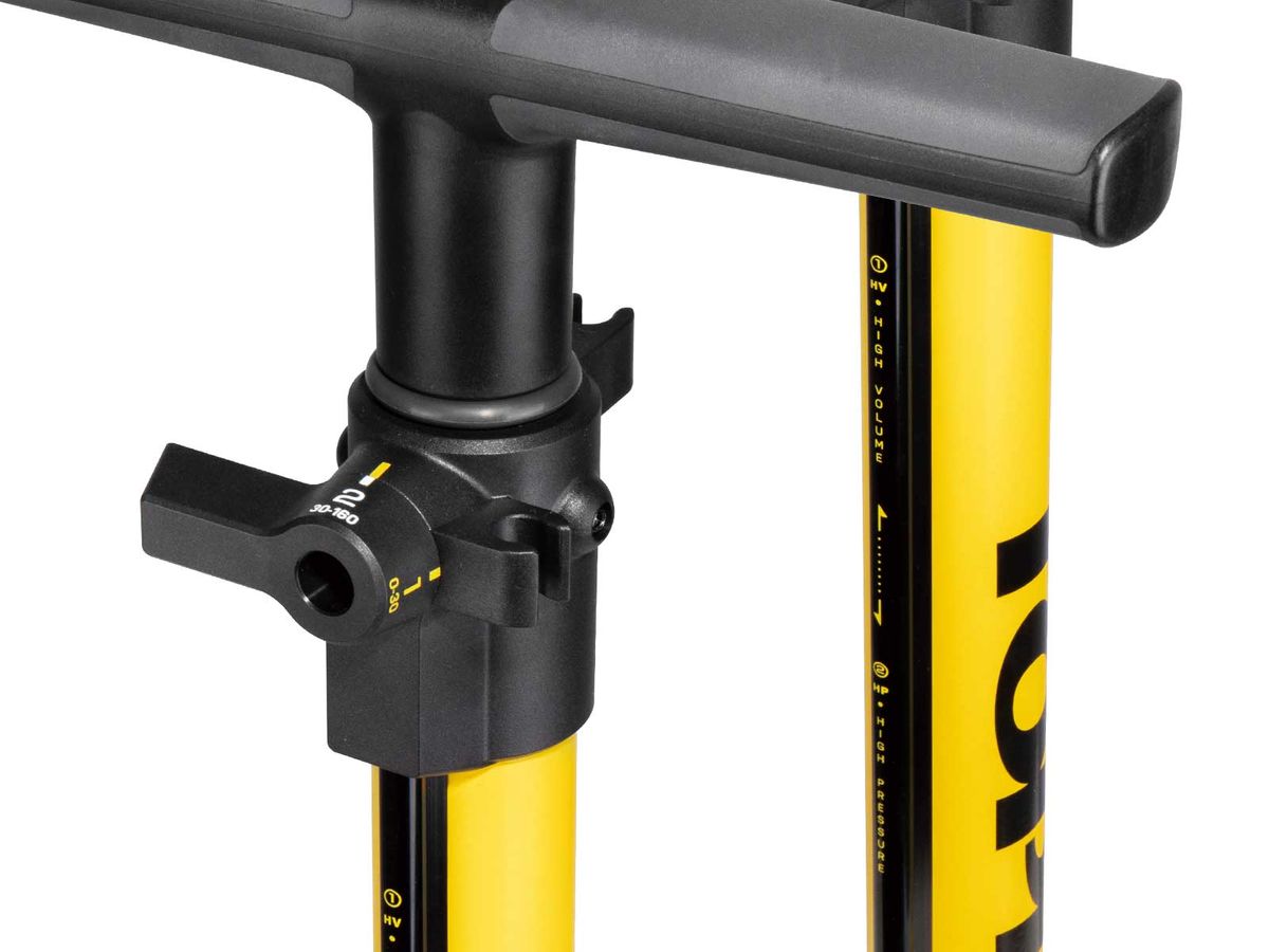Topeak Floor Pump JoeBlow Sport 2Stage 2-stage swtich and pressure gauge, 160PSI/11 BAR 3 gauge