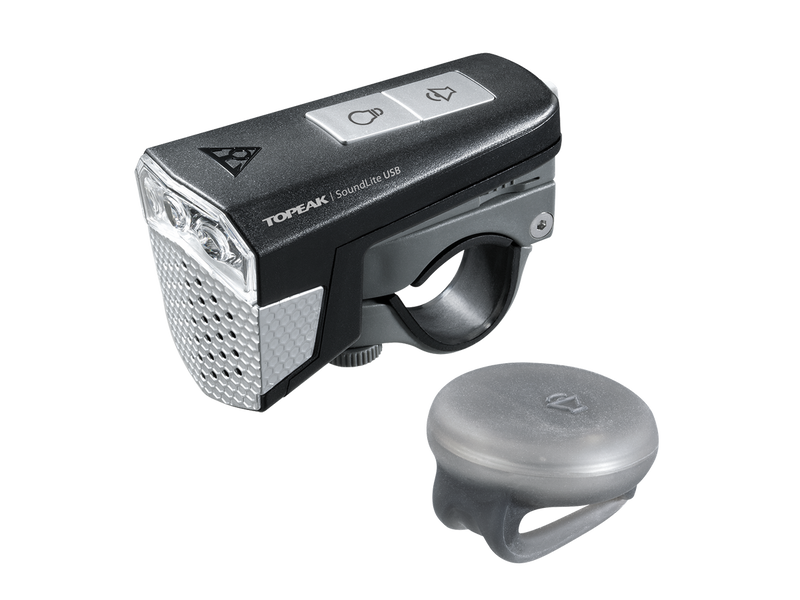 Topeak Light & Horn Soundlite USB 70 Lumens