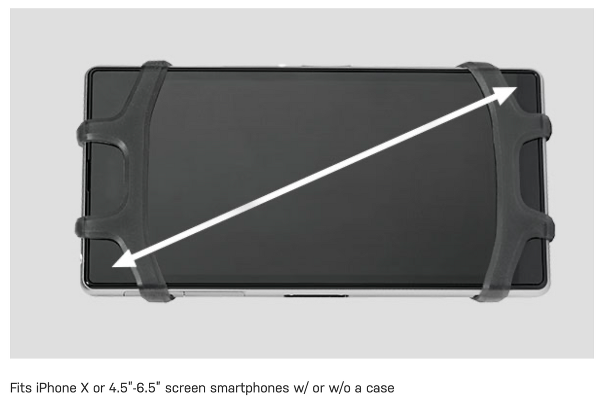Topeak Phone Case Omni Ridecase Fits all phones with 4.5-6.5 Screens"