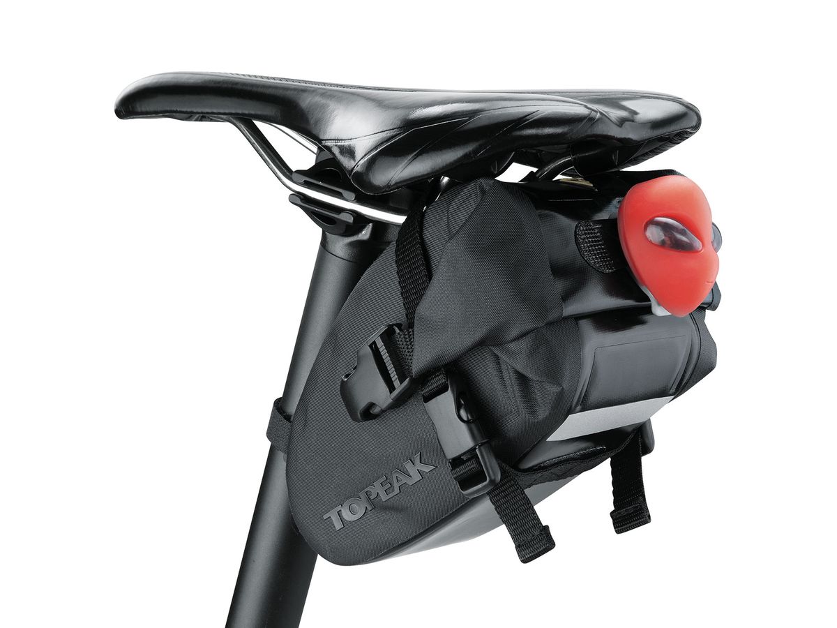 Topeak Saddle Pack Weatherproof Wedge Drybag Strap-on Medium