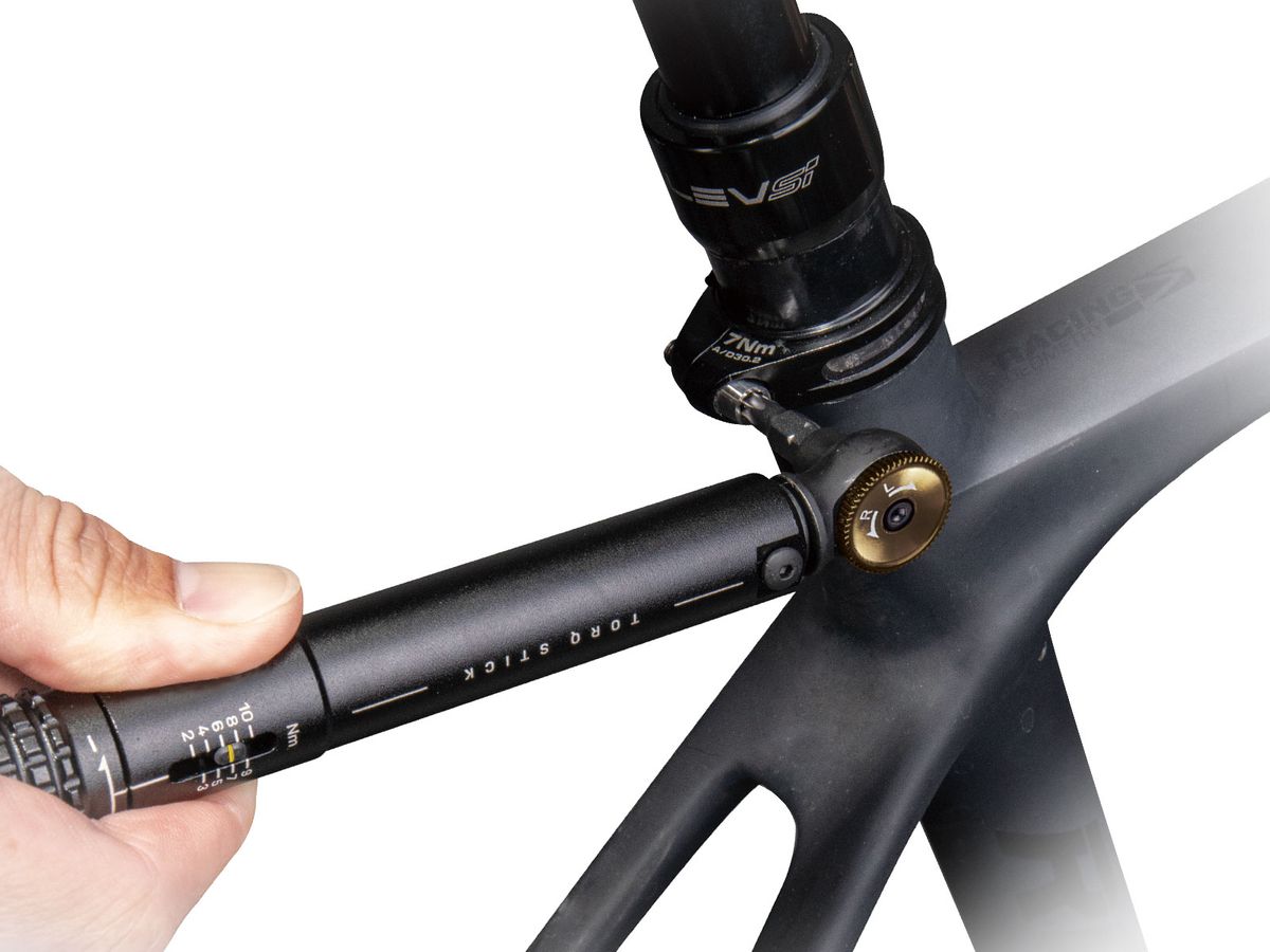 Topeak Workshop Tool Torq Stick 2-10Nm Compact Adjustable Mechanical Wrench & 5 Tool Bits