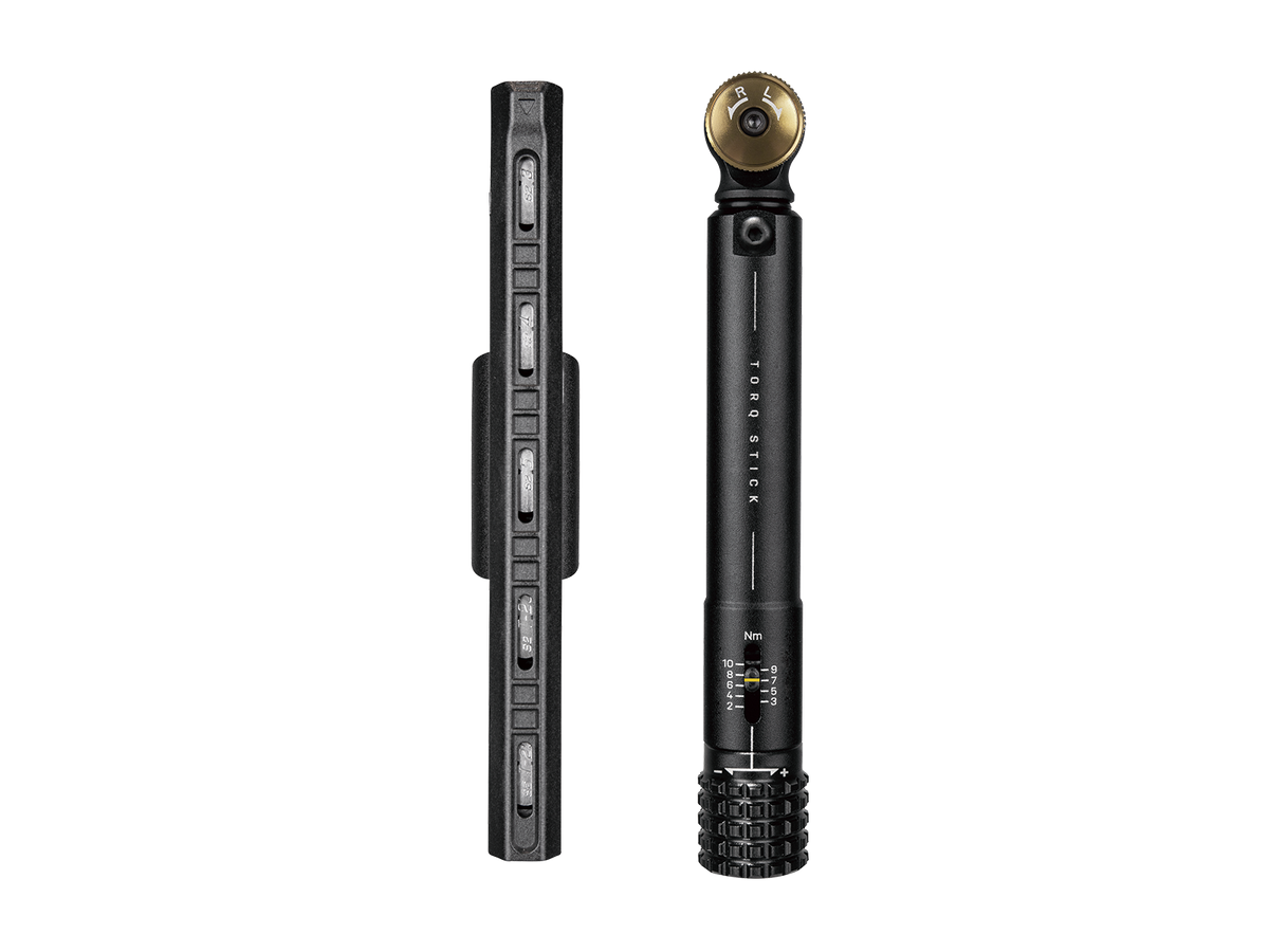 Topeak Workshop Tool Torq Stick 2-10Nm Compact Adjustable Mechanical Wrench & 5 Tool Bits