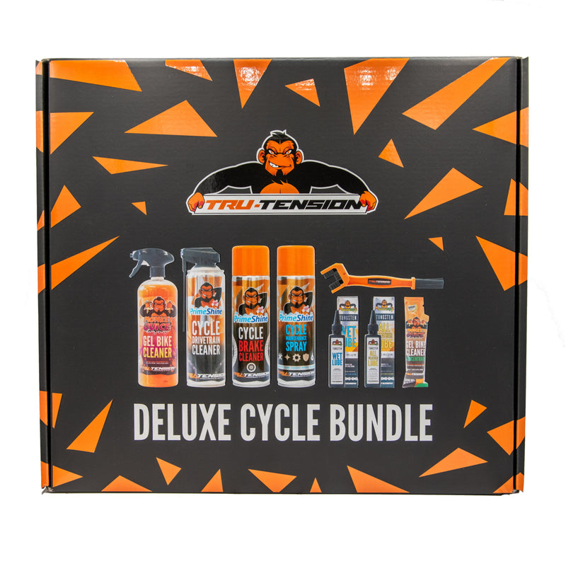 Tru-Tension Deluxe Cycle Cleaning & Tungsten Lube Bundle