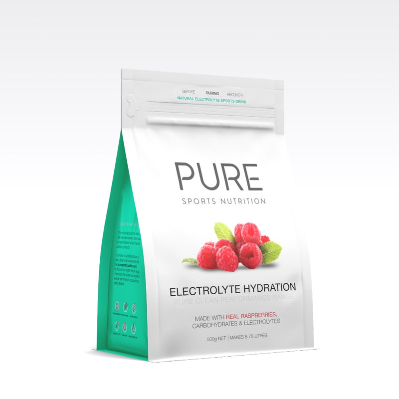 PURE Electrolyte Hydration Pouch Raspberry 500g