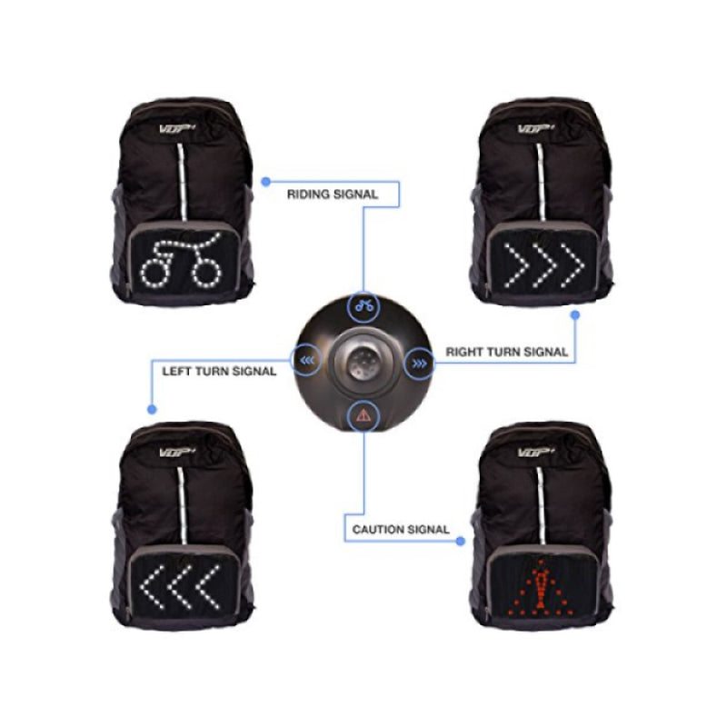 Vup+ Backpack with Lights - Black