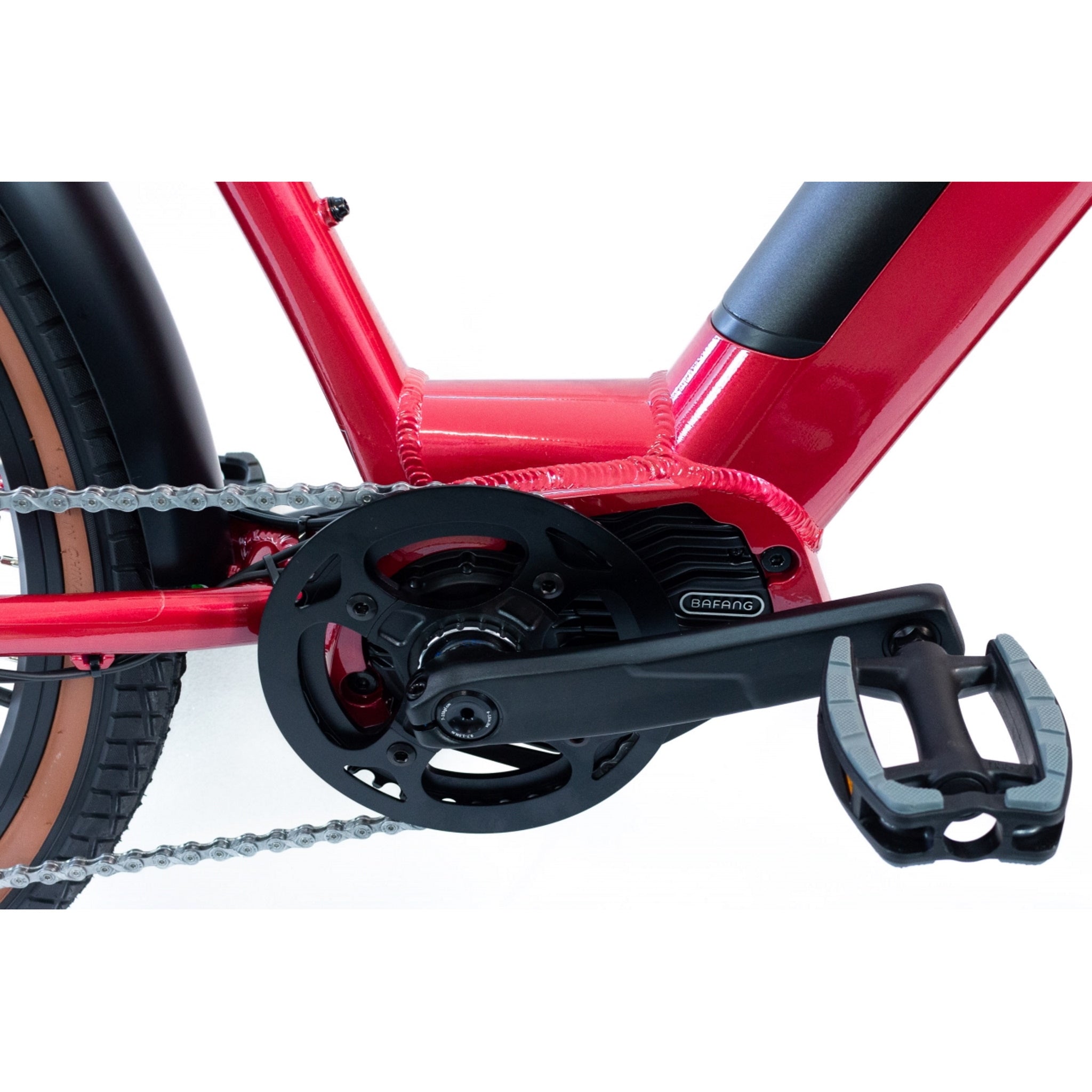 Velectrix Cruiser Pulse ST Electric Bike 504Wh Battery Jam/Red