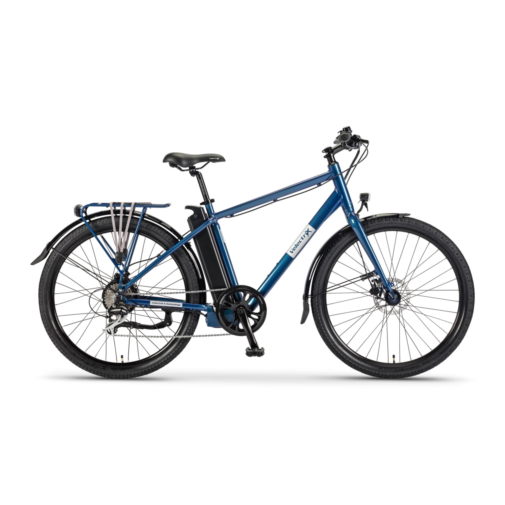 Velectrix Urban Electric Bike 400wh Battery Blue