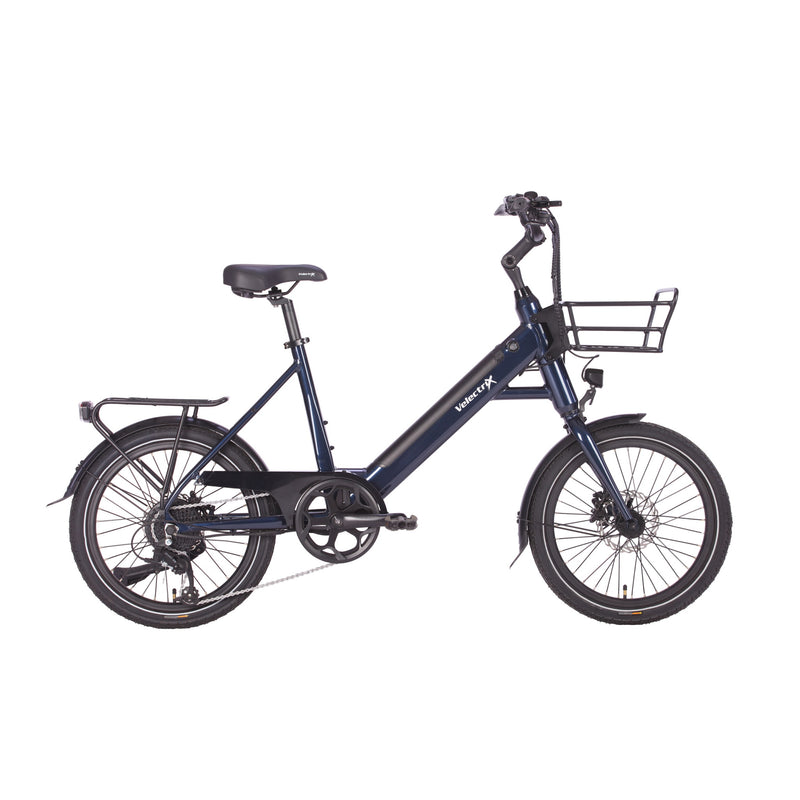 Velectrix Compact Blue Electric Bike 461Wh Battery