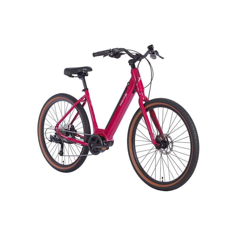 Velectrix Cruiser Pulse ST Electric Bike 504Wh Battery Jam/Red