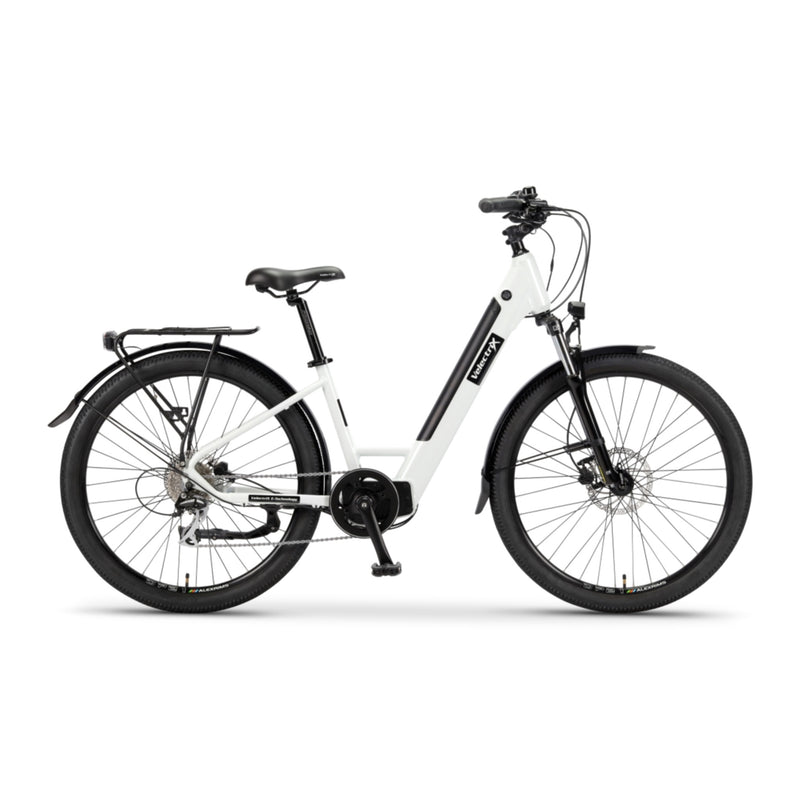 Velectrix Urban X Step-Through Electric Hybrid Bike 490Wh Battery White