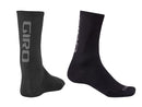 Giro HRC Hi-Rise Team Socks Black with Dark Shadow