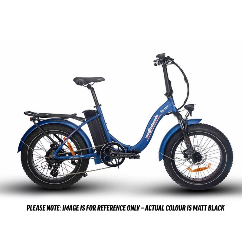 Watt Wheels Scout LS Folding Electric Bike 624wh Battery Matt Black