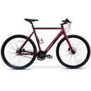 Watt Wheels Omnia Commuter Electric Bike 250wh Battery Red