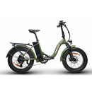 Watt Wheels Scout LS Folding Electric Bike 624wh Battery Matt Green