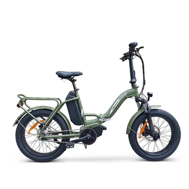 Watt Wheels Scout LS XT Electric Bike 768wh Battery Matt Green