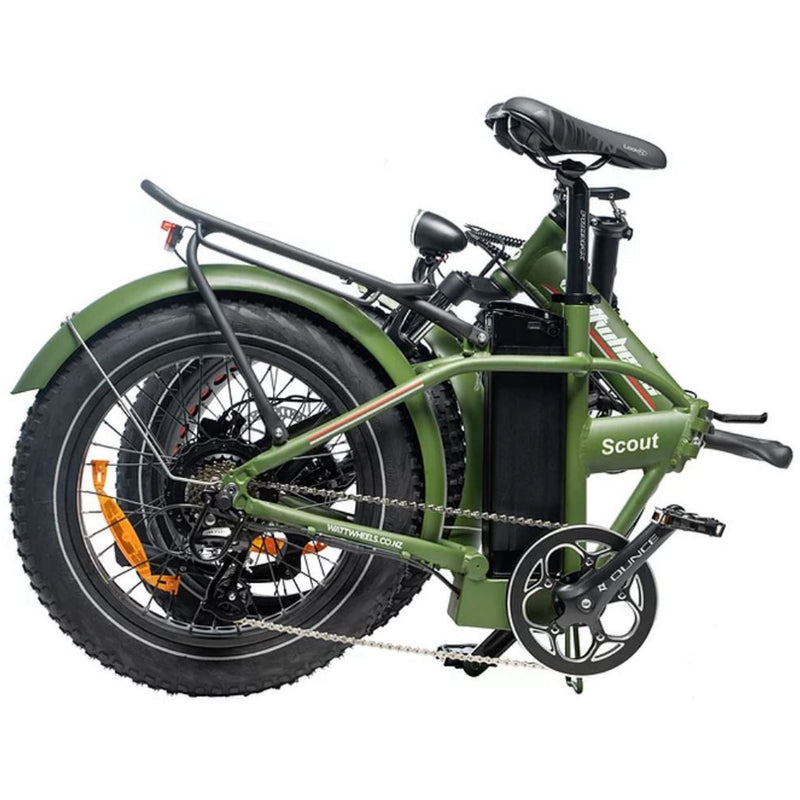Watt Wheels Scout S Folding Electric Bike 624wh Battery Matt Black