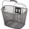 XLC Front Basket Black Steel Mesh Quick Release