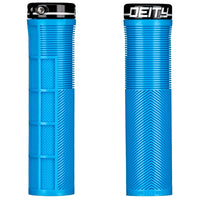 Deity Knuckleduster Lock-On Grips Blue
