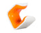 CLUG Mountain Bike Storage Hanger White/Orange