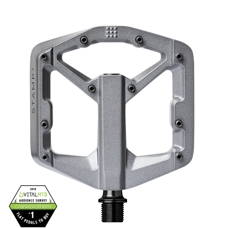 Crankbrothers Pedal Stamp 3 Small Grey Magnesium