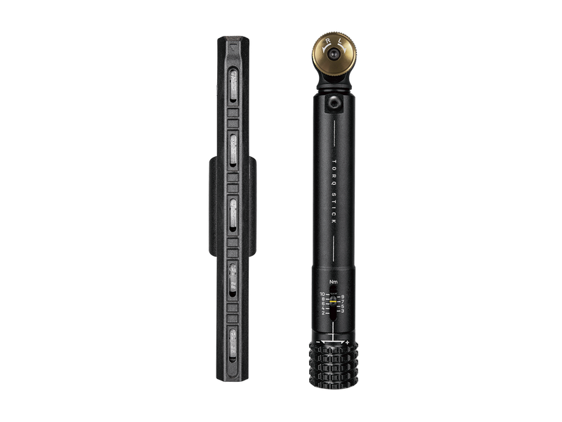Topeak Workshop Tool Torq Stick 2-10Nm Compact Adjustable Mechanical Wrench & 5 Tool Bits