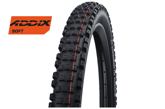 Schwalbe Tyre Eddy Current Rear 29 x 2.60 Evolution Folding Addix Soft(orange) TL-Easy SuperGravity HS497