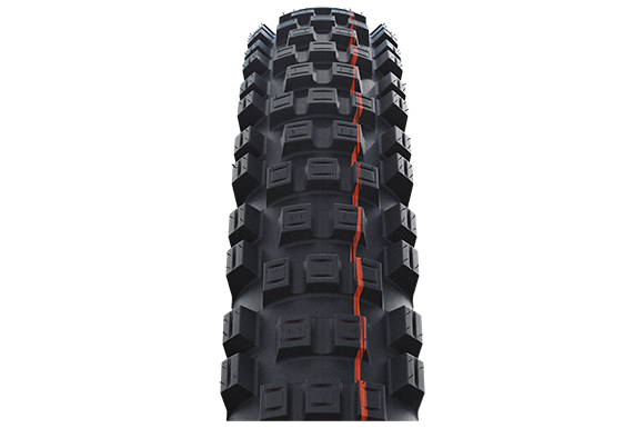 Schwalbe Tyre Eddy Current Rear 27.5 x 2.80 Evolution Folding Addix Soft(orange) TL-Easy SuperGravity HS497