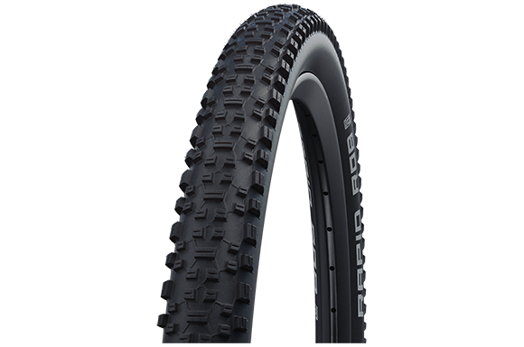 Schwalbe Tyre Rapid Rob 26 x 2.25 Wire Bead White Stripe KevlarGuard HS425