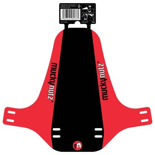 Mucky Nutz Guard Classic Face Fender Front Red
