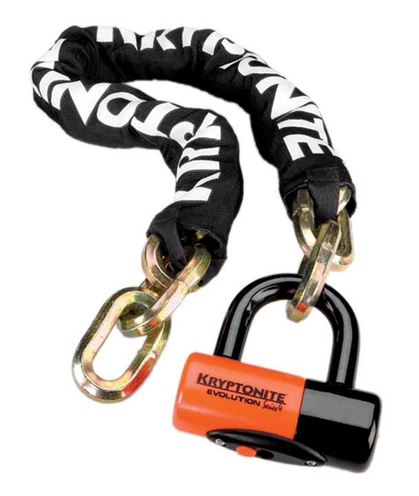 Kryptonite Lock NY 1210 chain 12mm x 100cm E/Ev series 4Disc lock